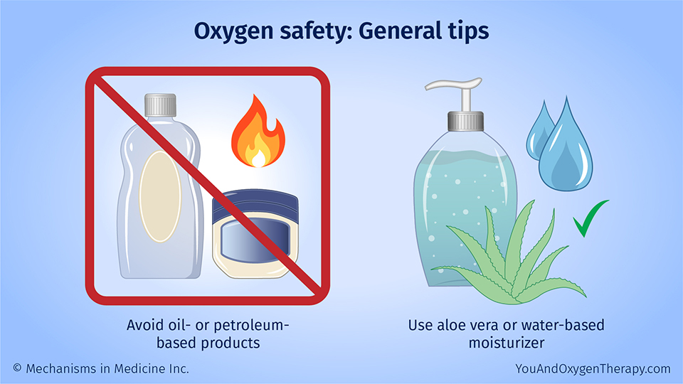 Oxygen safety: General tips